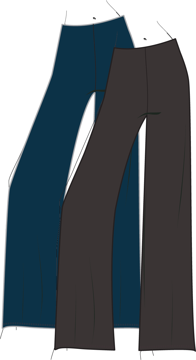LUX DOUBLE FACE FLEECE MIKA MODERN PANT