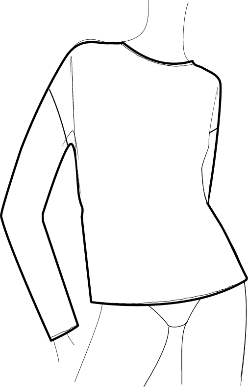 COTTON SWEATER DOLMAN
