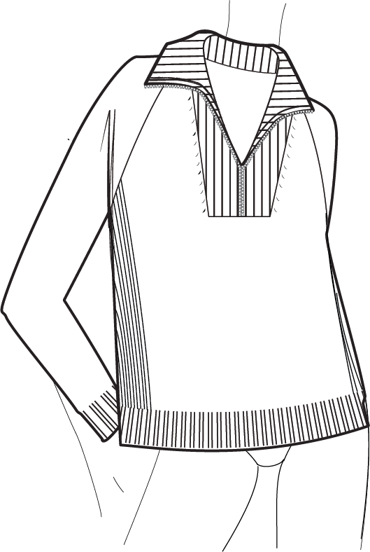COTTON SWEATER HALF-ZIP