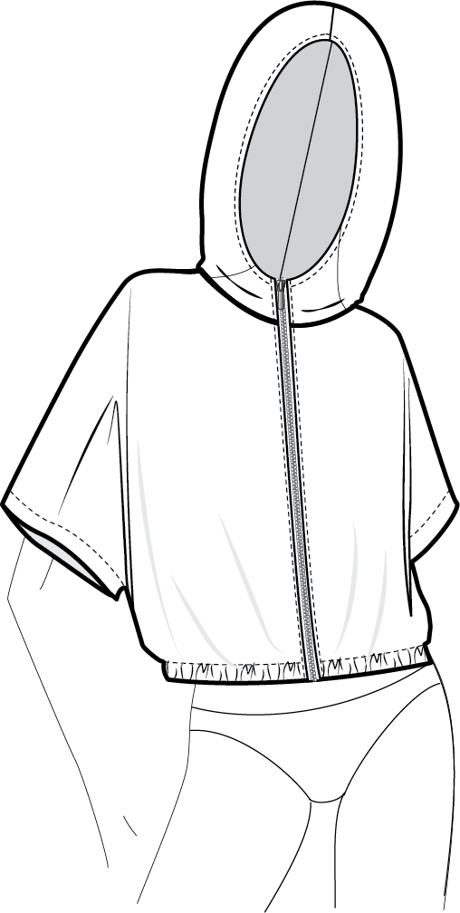 LT WT TENCEL TWILL BLOUSON BOMBER JACKET