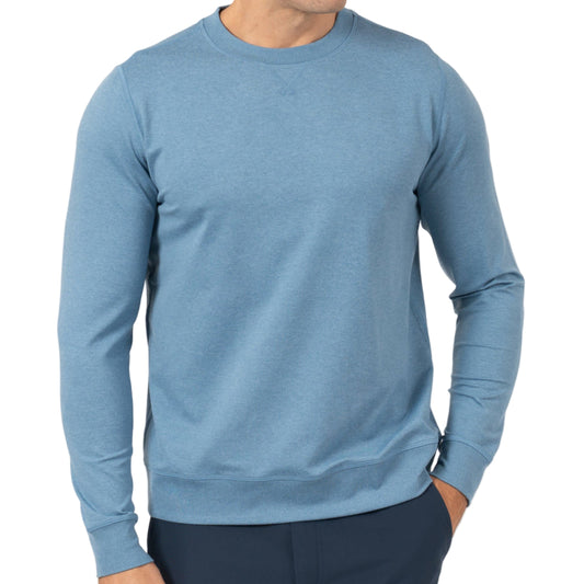 Pace Performance Crew (Heather - Cadet Blue)