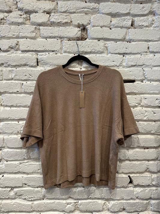 Lush Waffle Knit Quicksand
