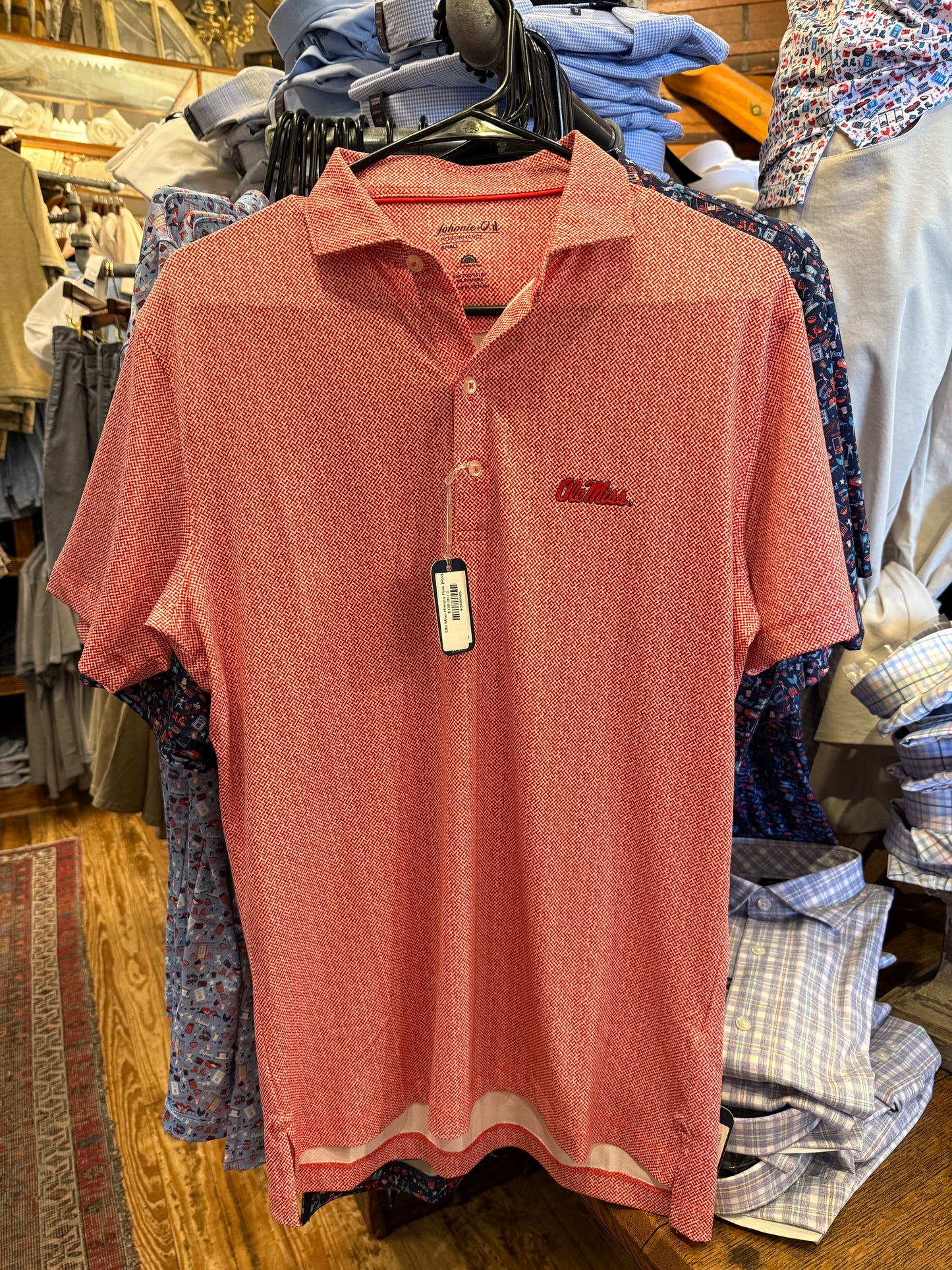 Ole Miss Hinson Polo (Red)