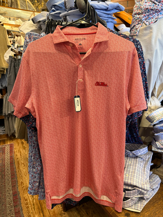 Ole Miss Hinson Polo (Red)