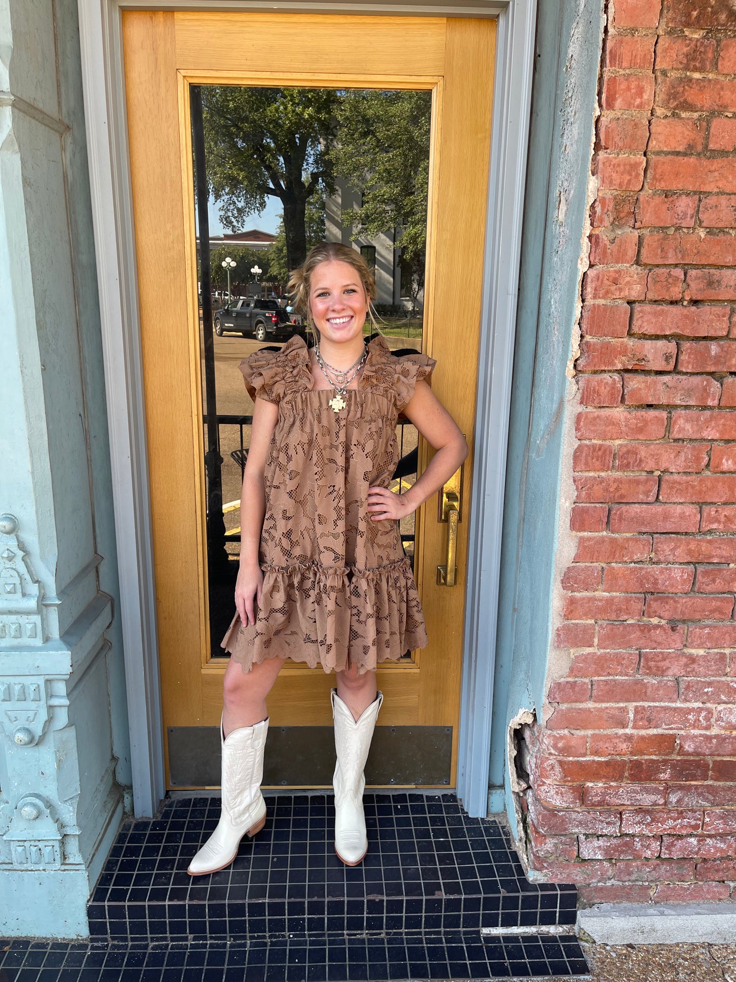 TANGLEY CUMIN LACE DRESS