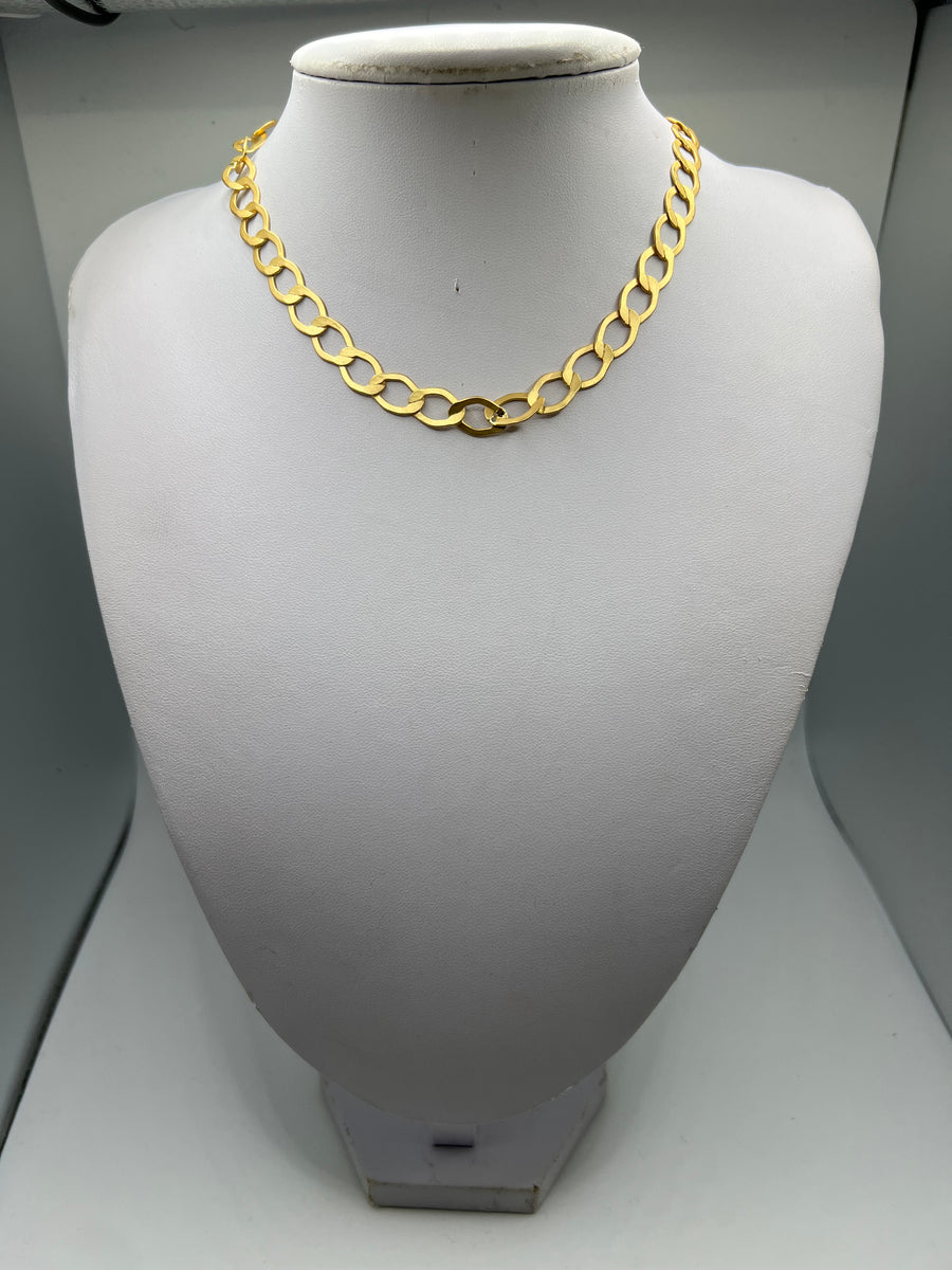 SHORT HAMMERED OVAL CHAIN