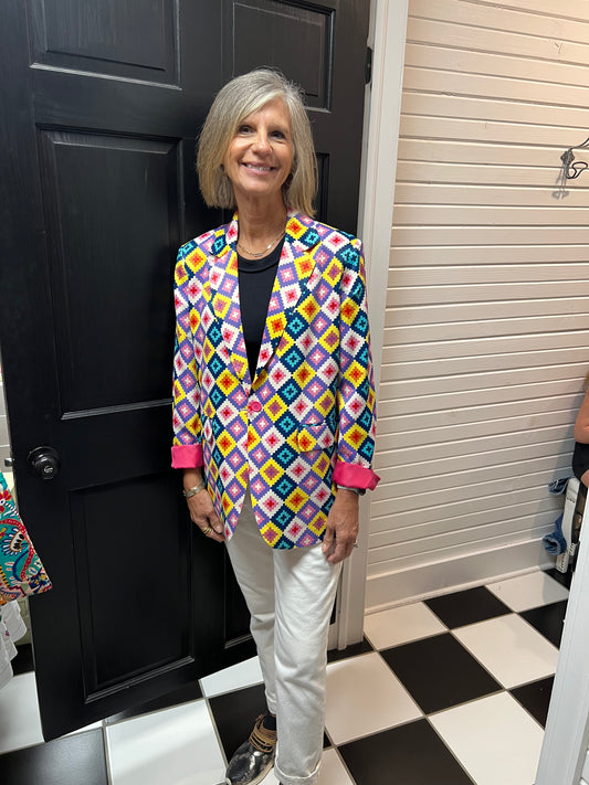 MOLLY PRINTED BLAZER