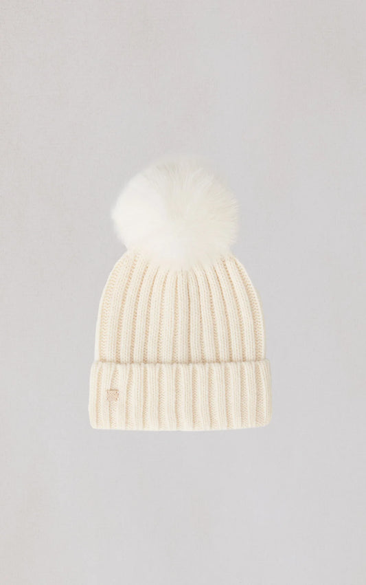 AMALIE KNIT HAT POWDER