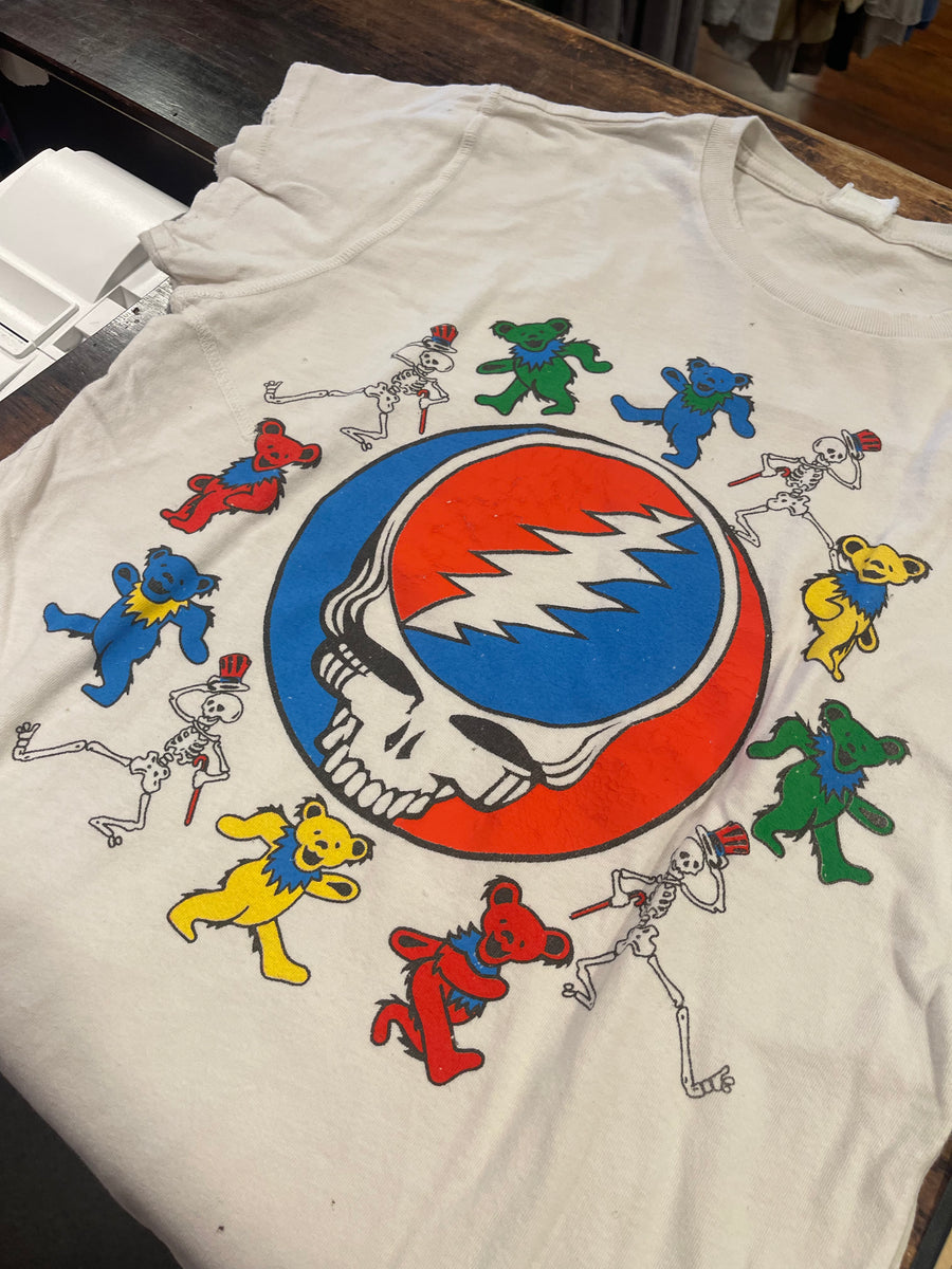 GRATEFUL DEAD TEE VTG WHITE