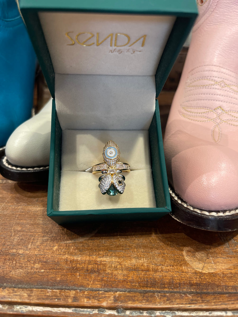 TURKISH EYE CATARINA NILO AQUA RING