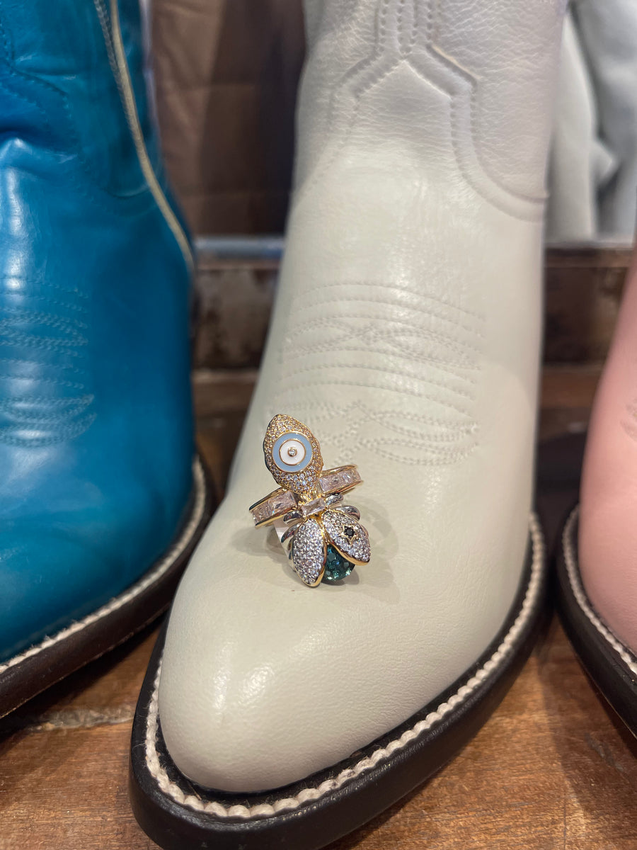 TURKISH EYE CATARINA NILO AQUA RING