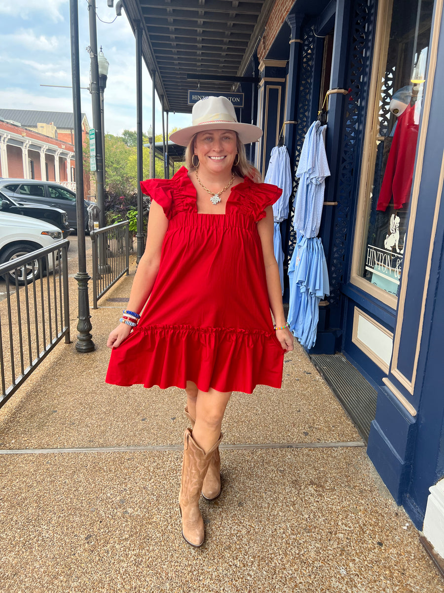 TANGLEY RED DRESS