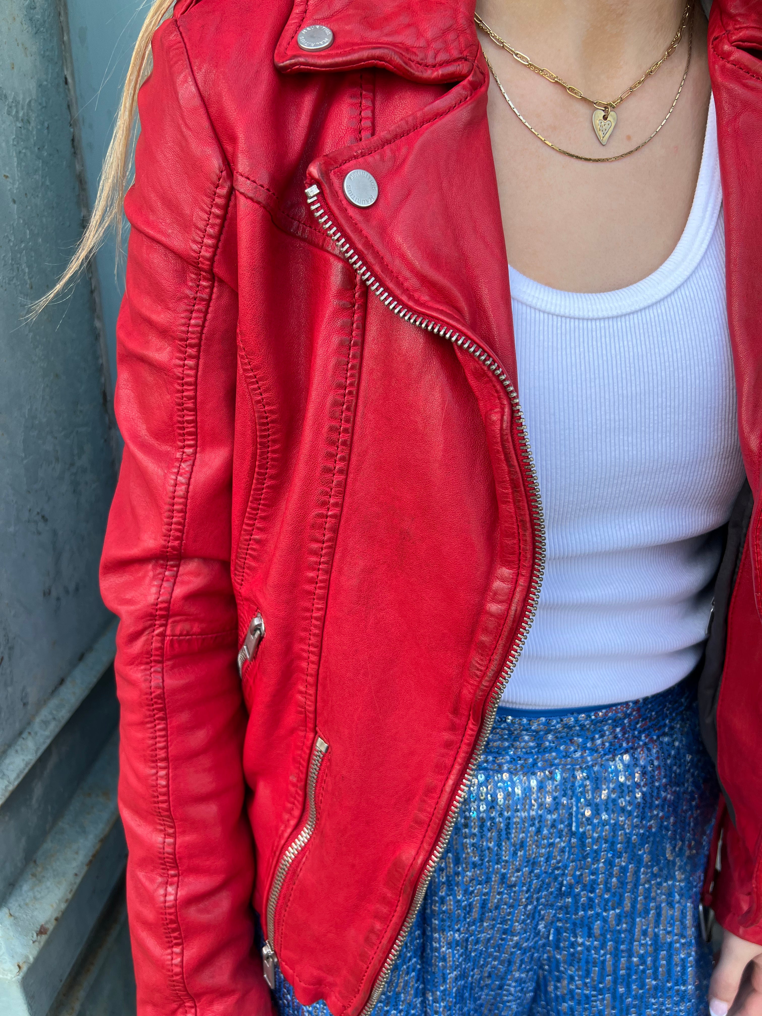 WILD LIPSTICK RED JACKET