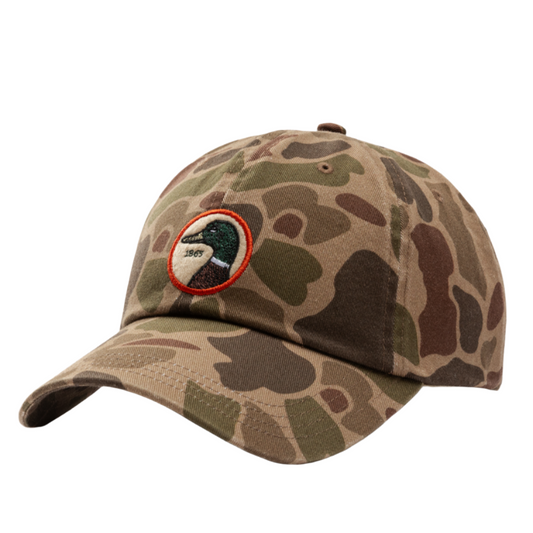 Circle Patch Twill Hat (Camo)