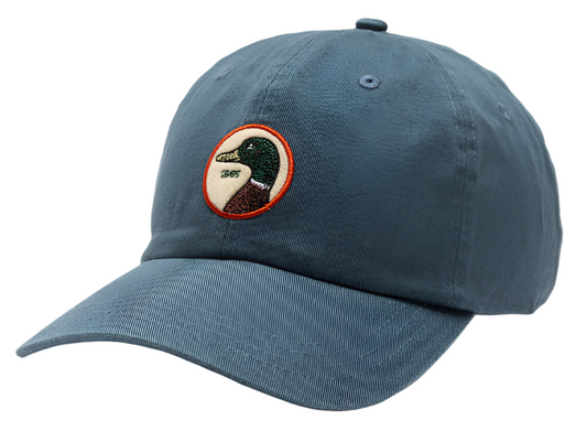 Circle Patch Twill Hat (Lake Blue)