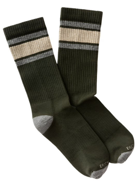 DH Striped Socks (Olive)