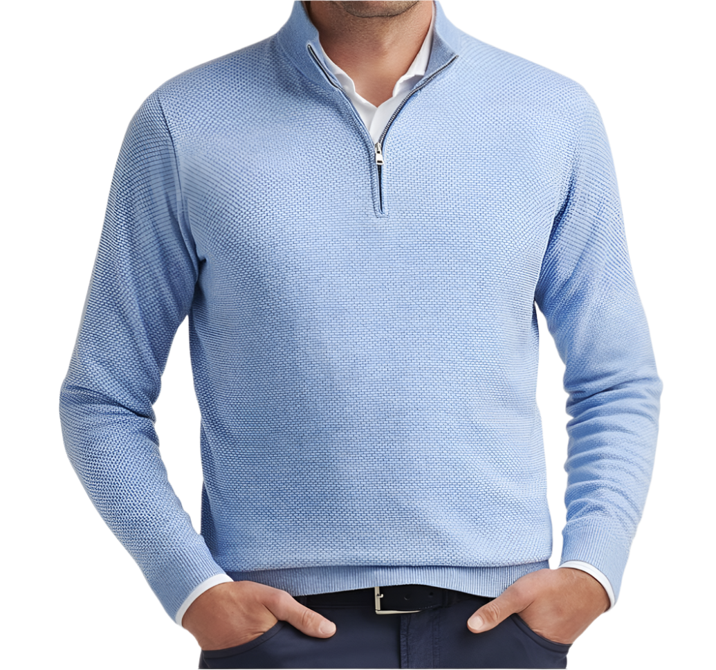 Ashland Quarter-Zip Sweater (Angelite)
