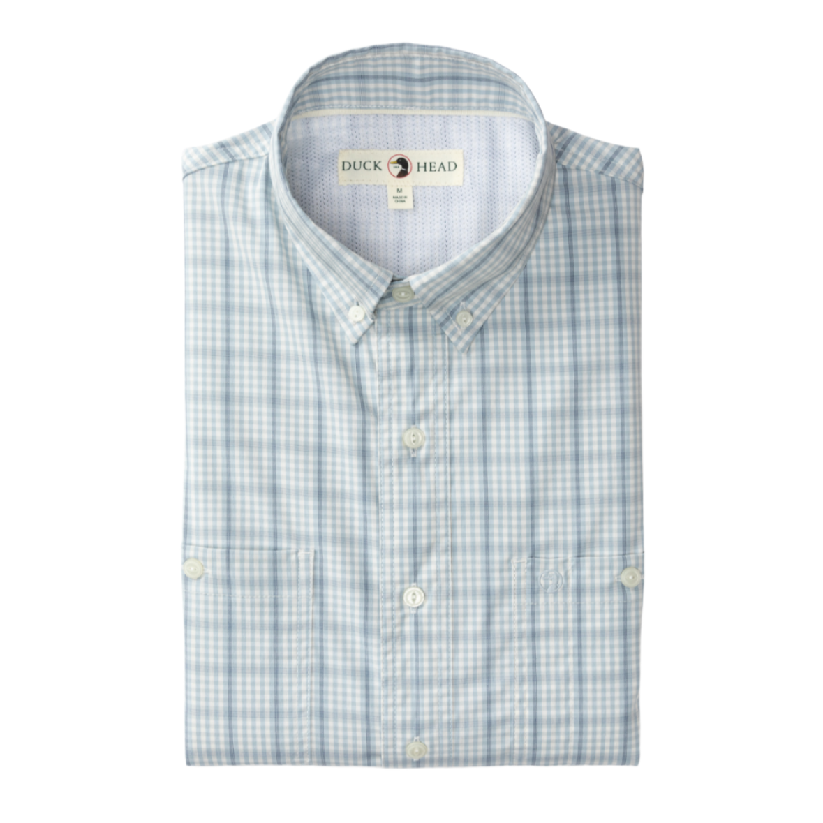 Performance Poplin Guide Shirt - Dover Plaid (Light Blue)