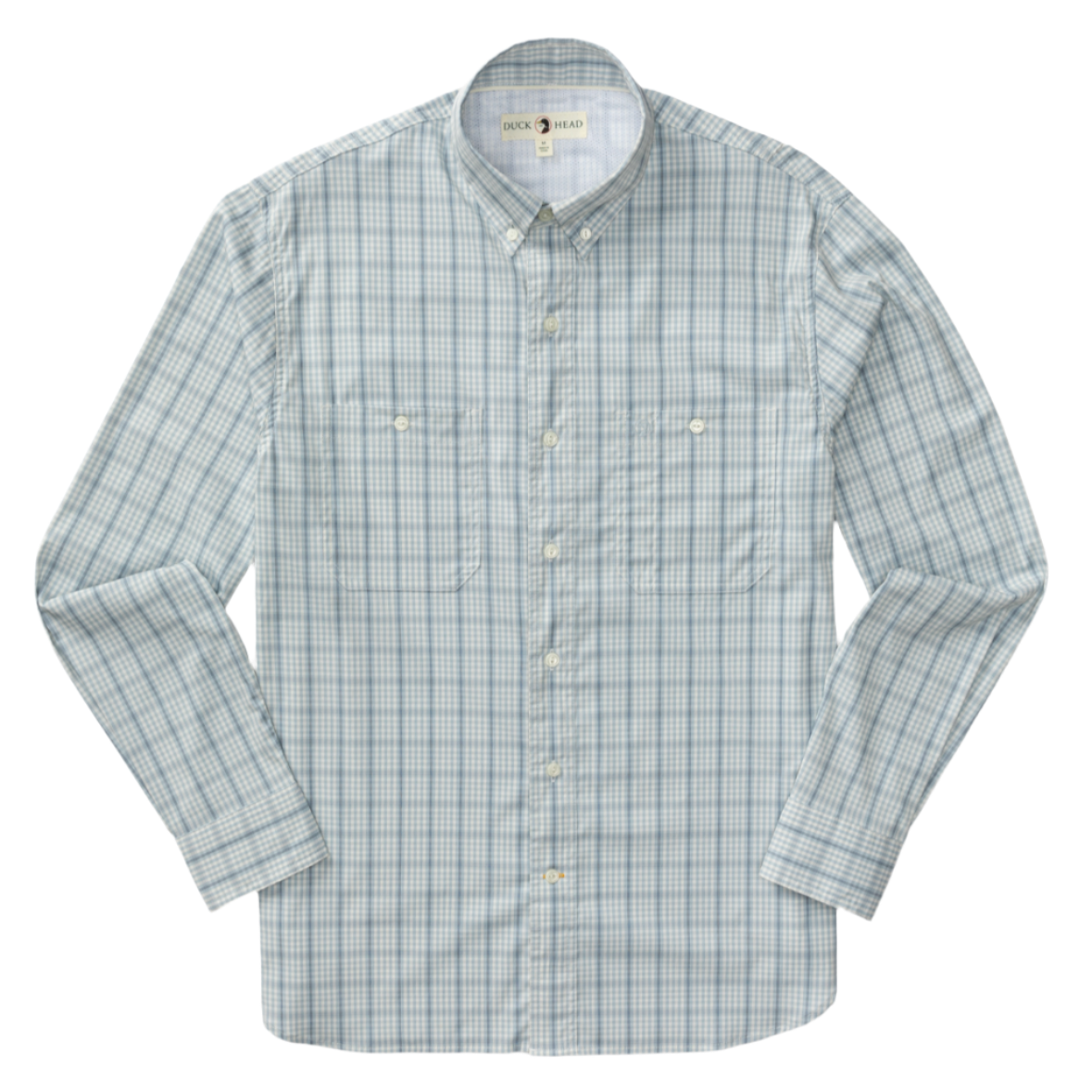 Performance Poplin Guide Shirt - Dover Plaid (Light Blue)