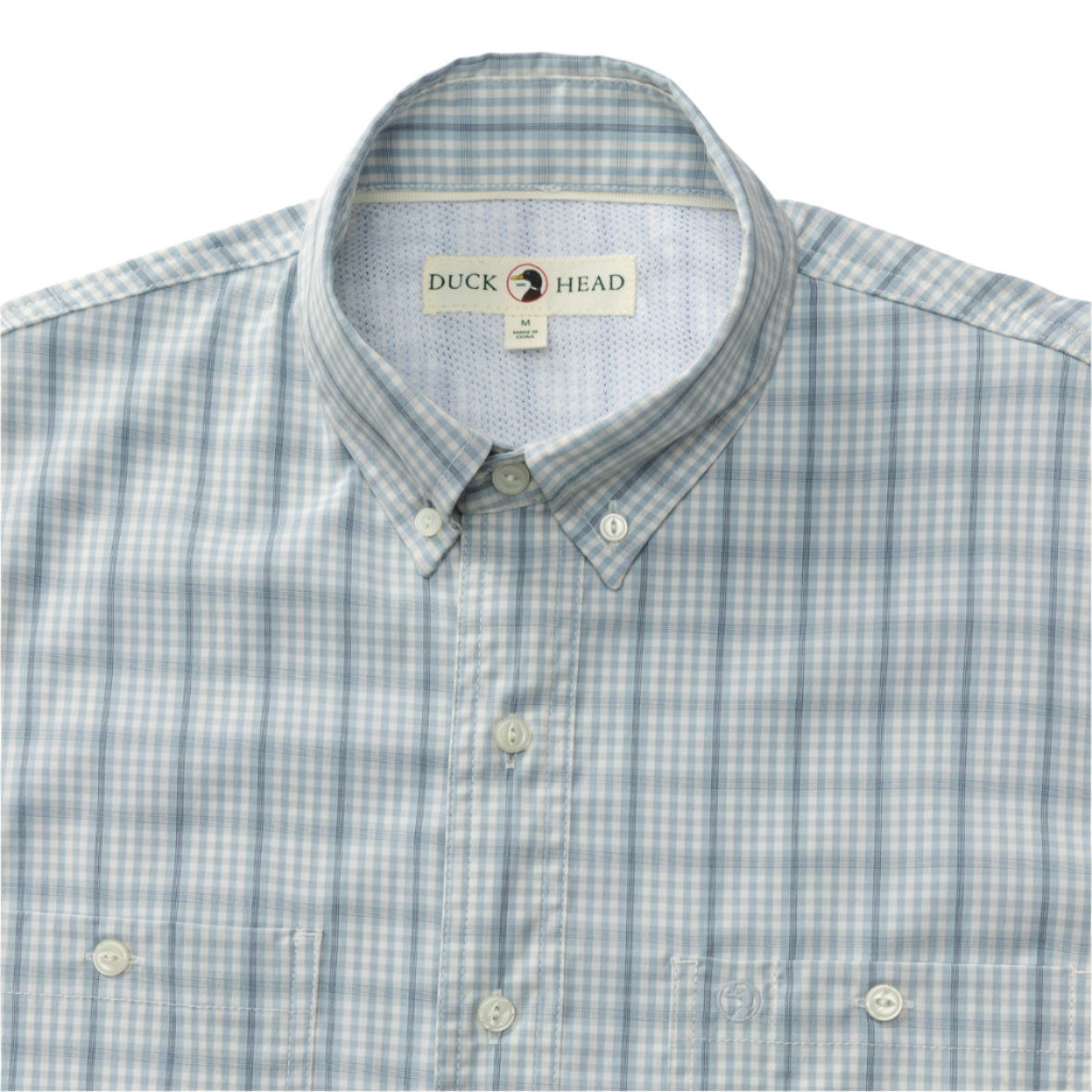 Performance Poplin Guide Shirt - Dover Plaid (Light Blue)