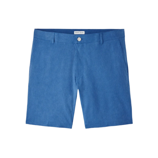 Shackleford Gingham Performance Hybrid Short (Sailor Blue)
