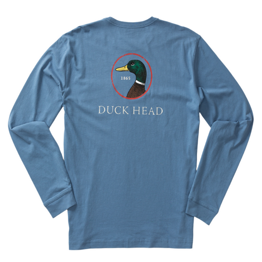 Logo Long Sleeve T-Shirt (Harbor Blue)