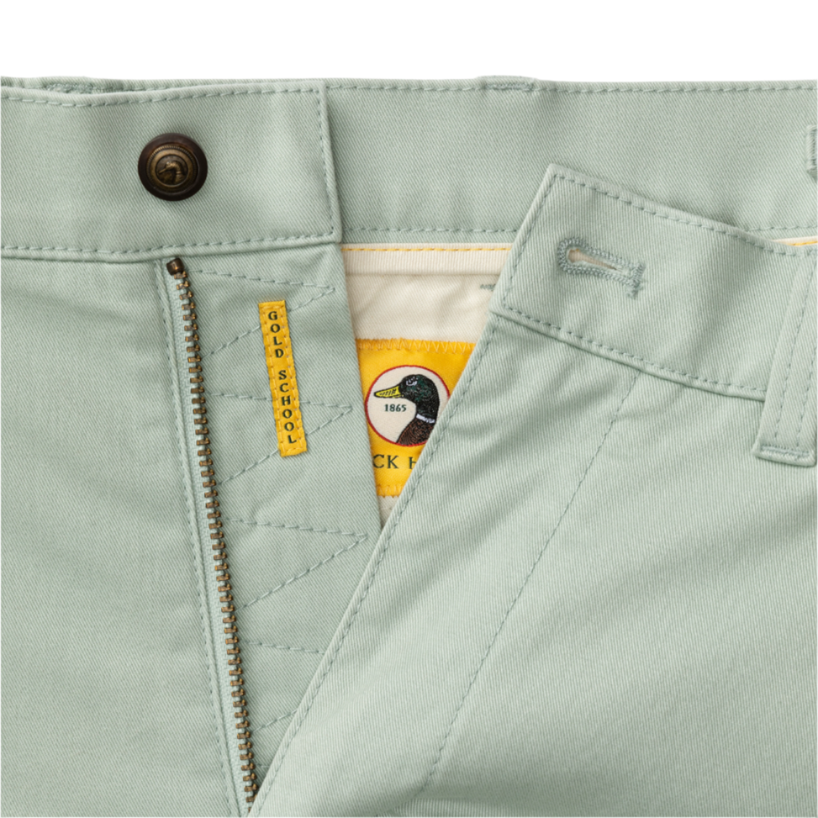 7” Gold School Chino Short (Shadow Green)