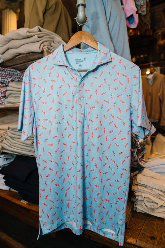 Floating Script Ole Miss Knit (Gulf Blue)
