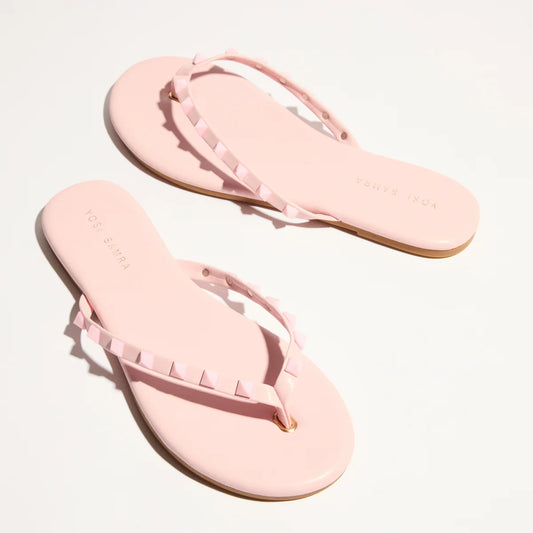 RIVINGTON STUD FLIP FLOP BALLET PINK