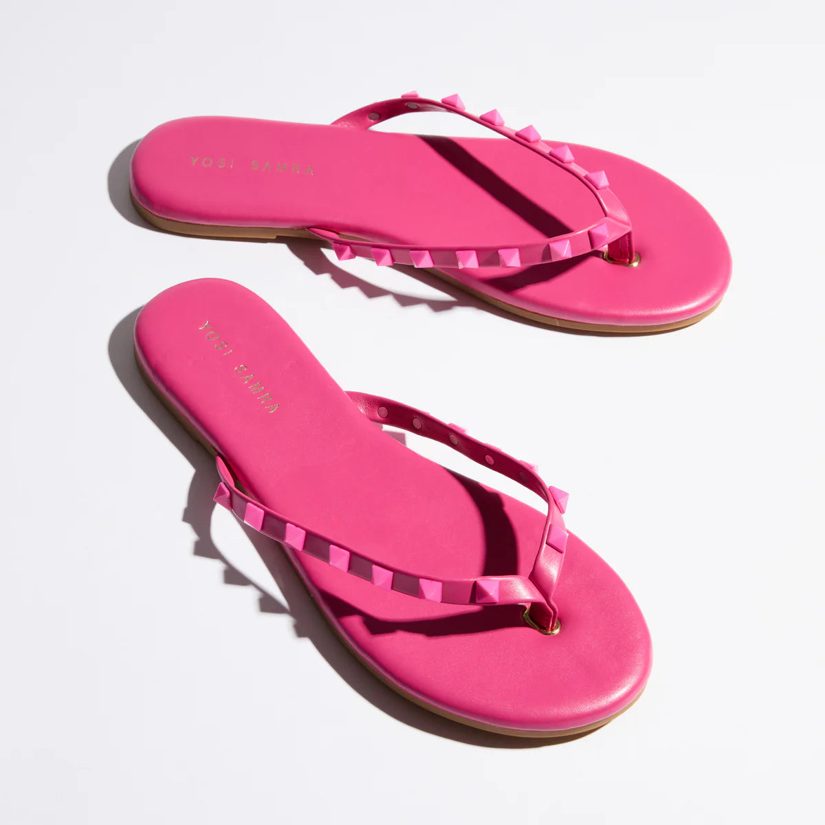 RIVINGTON STUD FLIP FLOP FUCHSIA