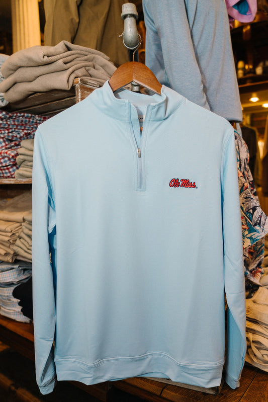 Ole Miss Perth Birdseye Performance Quarter-Zip