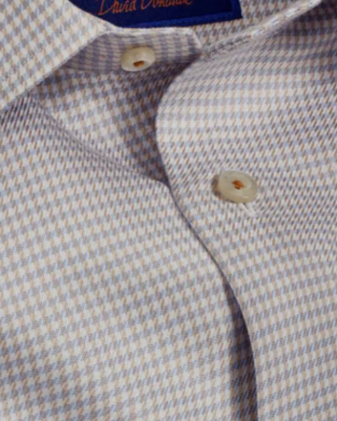 Sky & Dune Twill Check Dress Shirt