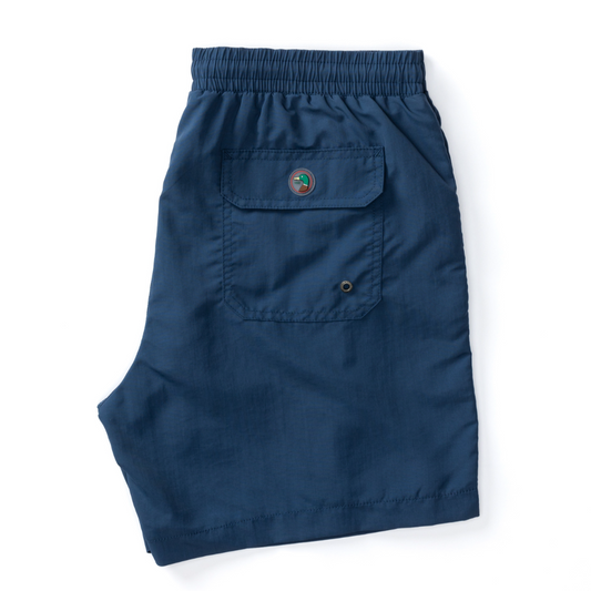 6" Solid Sailport Swim Short (Dark Indigo)