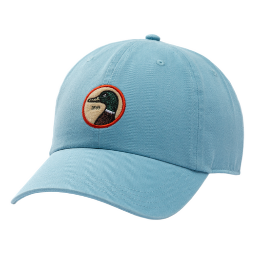 Circle Patch Twill Hat (River Blue)
