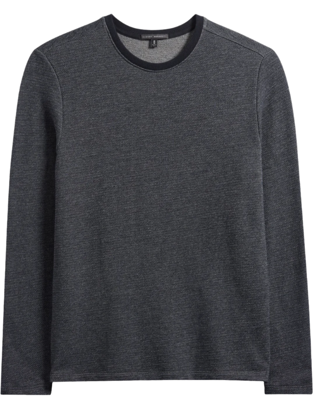 Cromer Long Sleeve Crew Neck (Black)