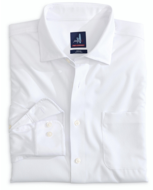 Tradd Button Down Shirt (White)