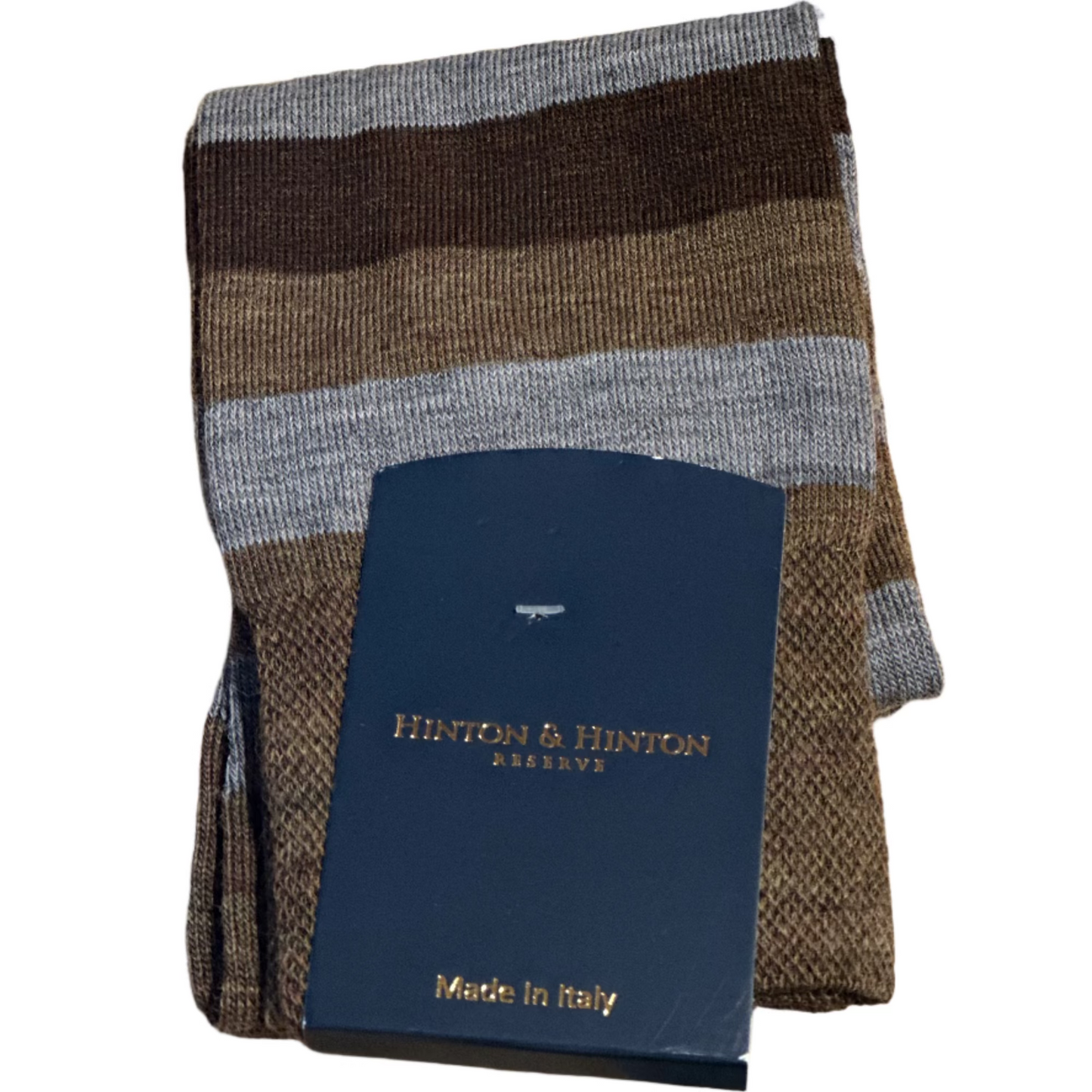 Thick Multi Stripe Socks (Brown)