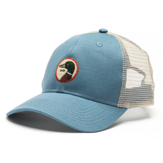 Circle Patch Trucker Hat (Steel)