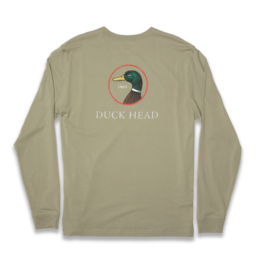 Logo Long Sleeve T-Shirt (Field Grey)