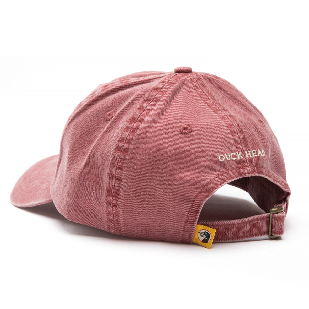 Circle Patch Twill Hat (Washed Red)