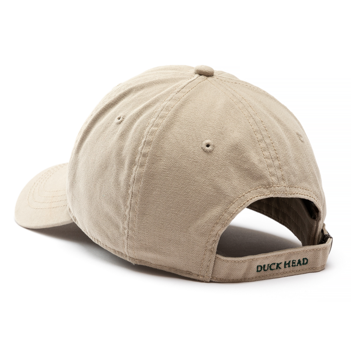 Embroidered Canvas Hat (Khaki)