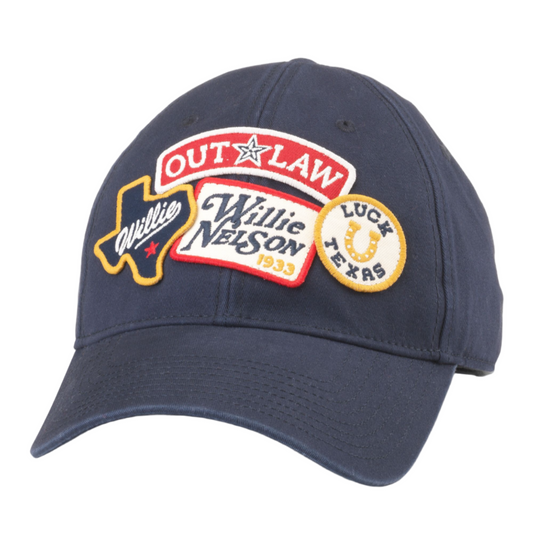 Iconic Hat - Willie Nelson (Navy)