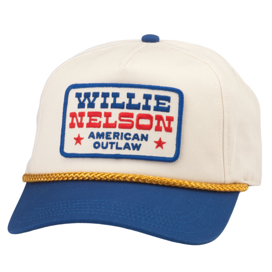 Roscoe Hat - Willie Nelson (Ivory/Royal)