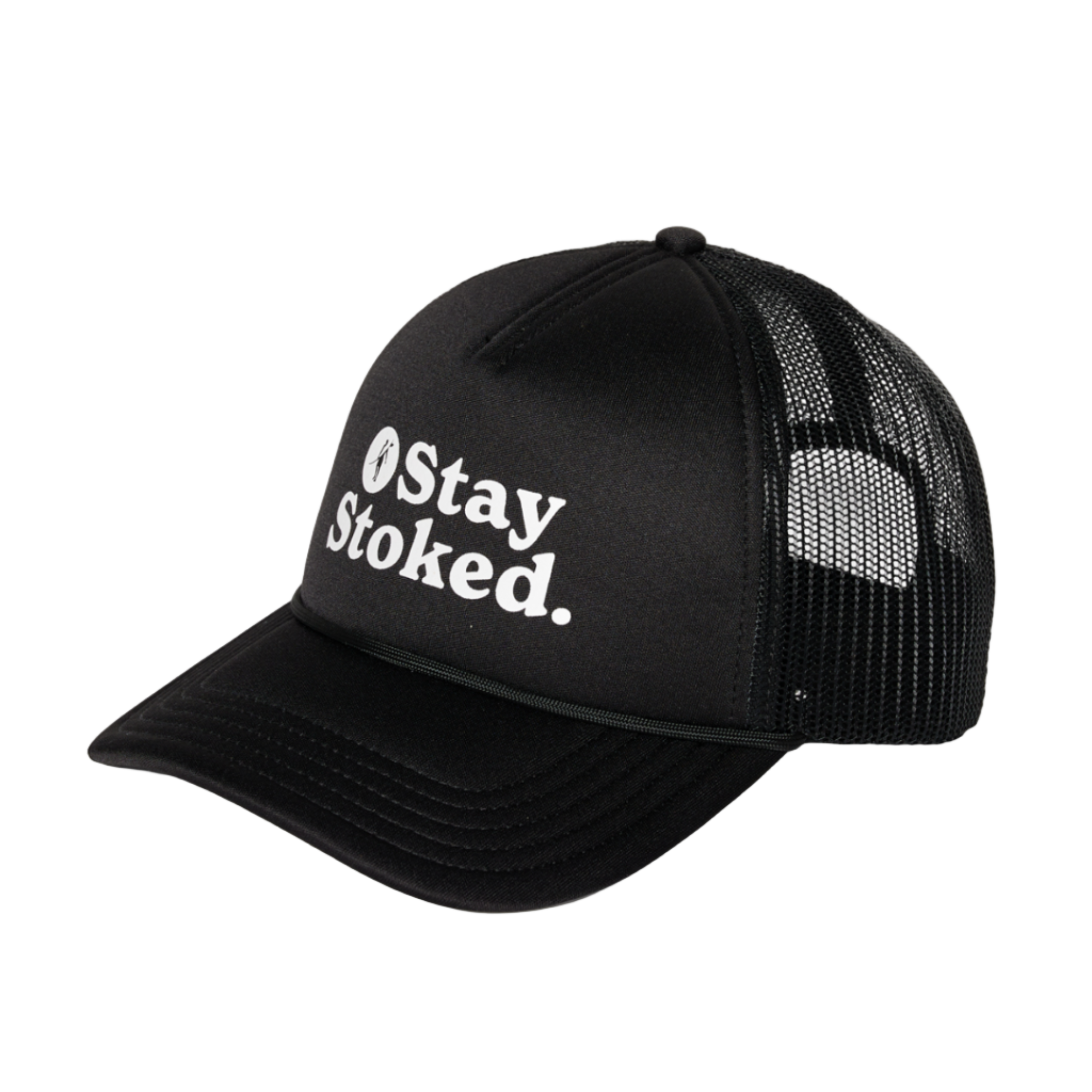Stay Stoked Hat (Black) – Hinton and Hinton