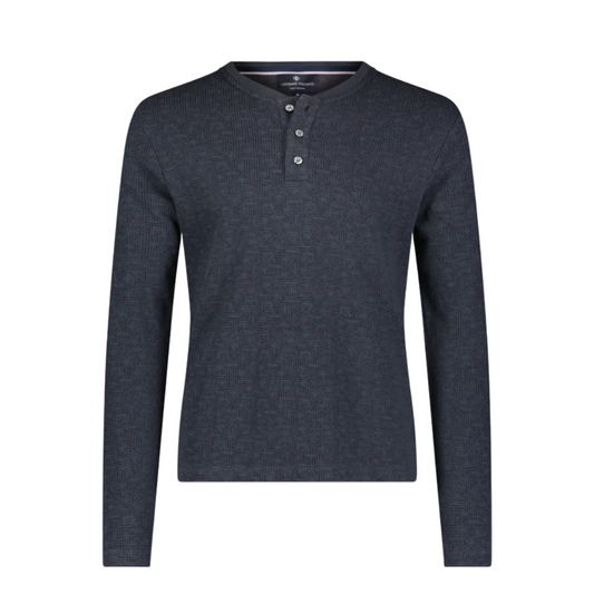 Jacquard Performance Henley (Navy)
