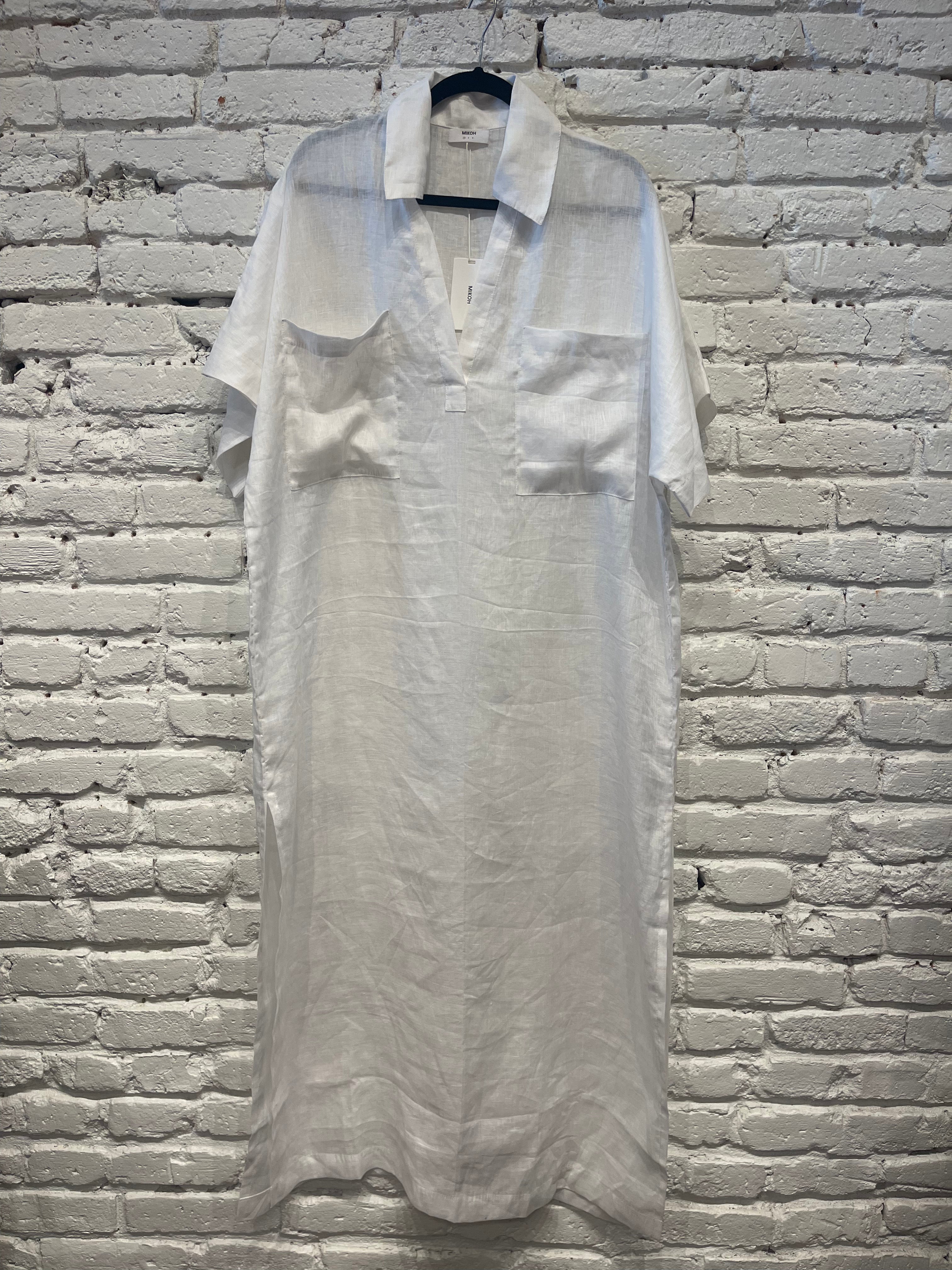 NIHI COLLAR LINEN MAXI FOAM