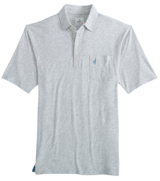 Original 4-Button Polo - Heathered 2.0 (Heather Gray)