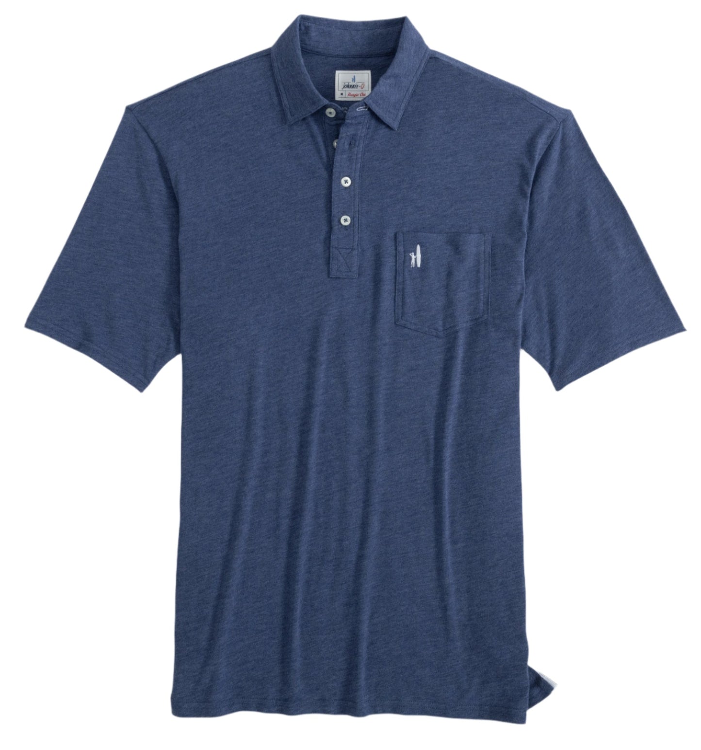 Original 4-Button Polo - Heathered 2.0 (Oceanside)