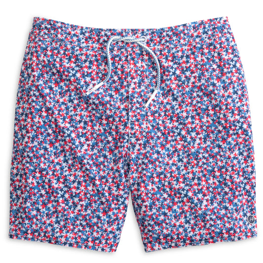The Half Elastic 7" Surf Shorts - Seeing Stars (Maliblu)
