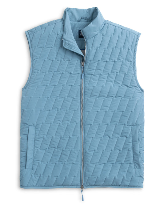 Belfry Quilted Puffer Vest (Mid Blue)